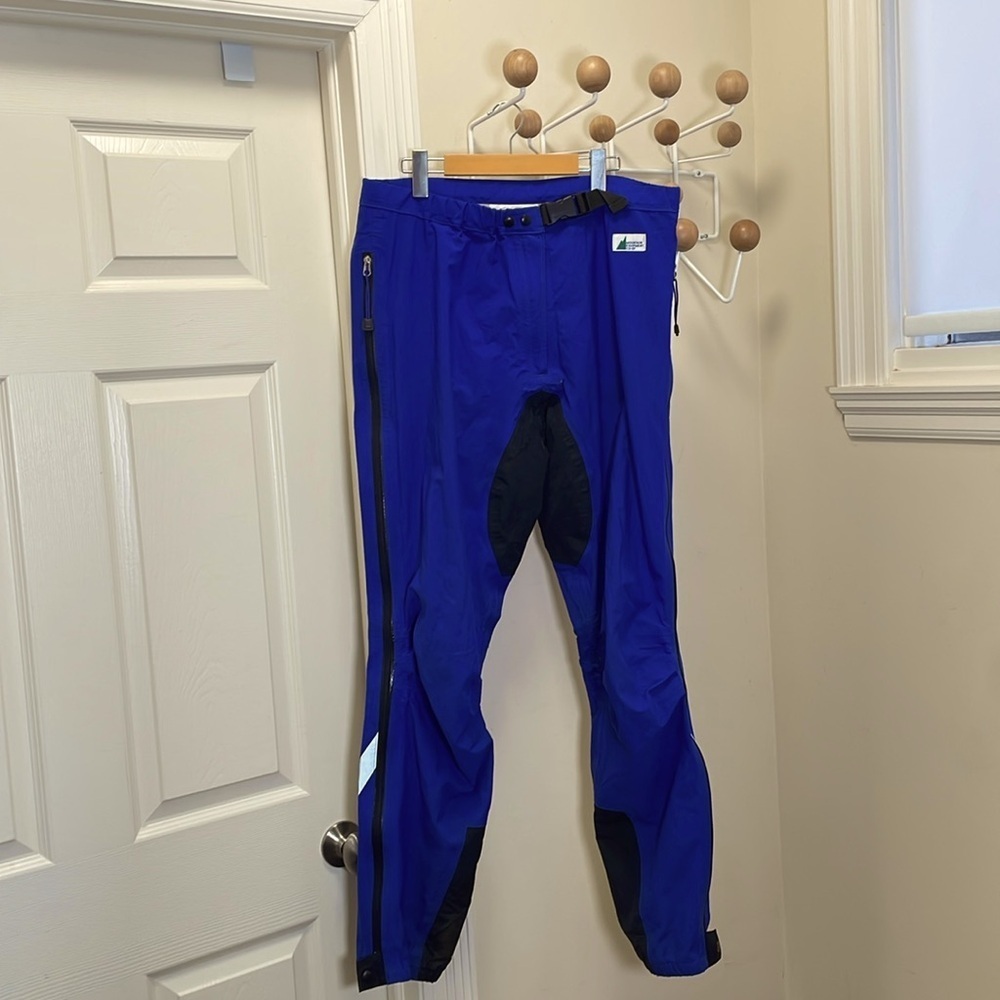 MEC - Goretex Zip Outdoor Hiking Pants - Blue / Black - L